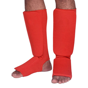 Protège-tibias de MMA et de Kickboxing en EVA souple et durable, respirants, avec protège-pieds élastiques pour arts martiaux, par Best OEM Breathable - Product Image 5