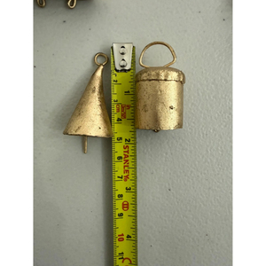 Campana de latón moderna hecha a mano con diseño de capitán, mango de madera, pomo metálico, impresión personalizada y técnica de fundición, estilo antiguo dorado, para Navidad - Product Image 4