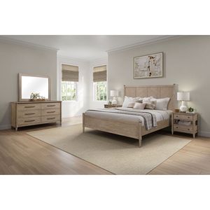 Cama de Madera Queen Lo Post con Acabado en Arena - Product Image 5
