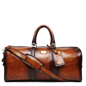 New Arrival Vintage 100% Real <b>Leather</b> Fashion Cowhide <b>Duffle</b> <b>bags</b> Low Price Handmade Personalized <b>Leather</b> Cowhide <b>Duffle</b> <b>bags</b> - Product Image 1