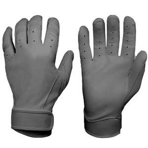 Guantes de Bateo de Béisbol para Adultos, Estilo Profesional, Cuero Suave, Agarre Reforzado, Transpirables, Flexibles, Ajustables por Dedos - Product Image 4