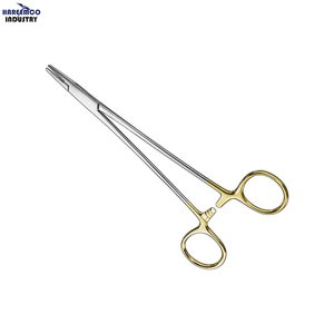 Porte-aiguille manuel CRILE WOOD de marque personnalisée, 18 cm, Classe I, approuvé CE et ISO - Product Image 1