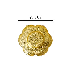 Posavasos de Metal con Diseño Floral, Tamaño Personalizado, Atractivos, los Más Vendidos, Vajilla de Primera Calidad de la India - Product Image 1
