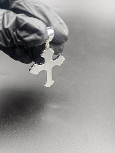 จี้กางเขนมอยส์ซาไนต์ สไตล์แร็ปเปอร์ ประดับเพชรเงินแท้ 925 จี้ฮิปฮอป จี้สัญลักษณ์ทางศาสนา จี้คริสเตียน ของขวัญบาปิสตัม - Product Image 6