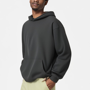 Sweat-shirt d'hiver 450 g/m² en molleton 100 % coton, pull à capuche grande taille personnalisé avec logo pour homme, à porter dans la poche - Product Image 1