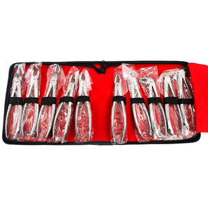 Juego de 10 Pinzas de Extracción Dental Manuales de Acero Inoxidable de Grado Médico de Alta Calidad, Certificación CE ISO para Adultos - Product Image 1