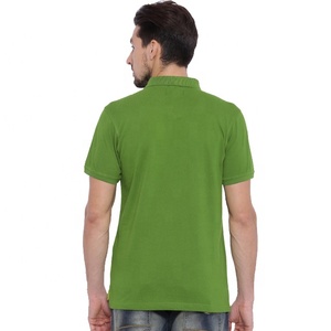 Piqué d'été 100% coton pour homme pour polo séchage rapide anti-rides à manches courtes tissu tricoté extensible à bas prix en ligne - Product Image 2