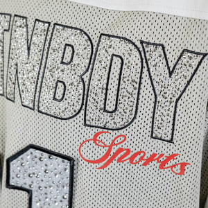 Maillot de football en maille oversize à col en V 100% polyester respirant, impression par sublimation personnalisée, manches courtes, vêtements unisexes pour adultes - Product Image 6