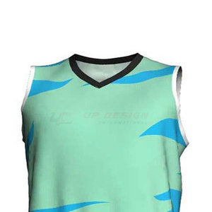 เสื้อบาสเก็ตบอลคุณภาพสูง ขายดี ผ้าโพลีเอสเตอร์ 100% สีพื้น แขนสั้น น้ำหนักเบา ระบายอากาศได้ดี - Product Image 4