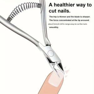 Professional Nail Clipper Cuticle Nipper Sharp Blade <b>Tool</b> for Precise Dead Skin <b>Removal</b> Manicure Pedicure Beauty Care Durable - Product Image 2