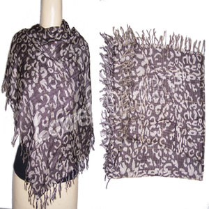 Elegant Cheeta Print Fashion Hijab Scarf for Women Stylish Lightweight Modest Headwear Animal Print Islamic <b>Wrap</b> <b>Shawl</b> - Product Image 3