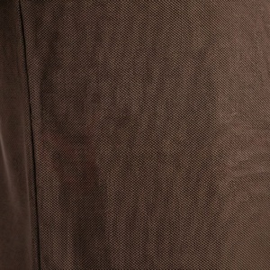 Polo en piqué à manches courtes pour homme, couleur marron, avec poche et fermeture éclair, décontracté, respirant, tricoté, design uni, coupe classique - Product Image 5