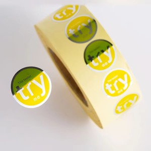 Custom Printed BOPP Environmentally Friendly <b>Label</b> Stickers for Bottles and Food <b>Packaging</b> Made Waterproof <b>Packaging</b> Stickers - Product Image 1