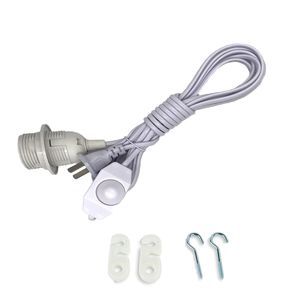 Kit de suspension pour ampoule Edison avec cordon de suspension de 4,5 m, interrupteur variateur et corde, pour ampoules E26 E27 - Product Image 1