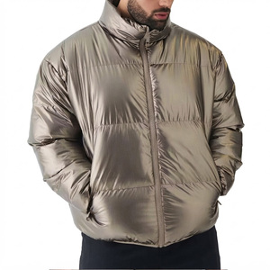 Chaqueta acolchada urbana para hombre al por mayor, chaqueta de moda de nailon premium, marca privada, entrega rápida - Product Image 5