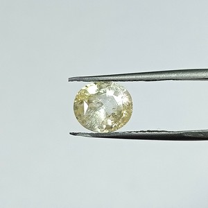Zafiro amarillo ovalado natural de 3.70 quilates de Sri Lanka, piedras preciosas sueltas para la fabricación de joyas y anillos YSON-09 - Product Image 2