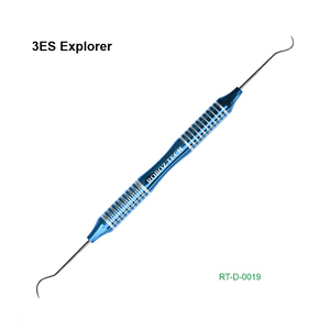 Explorer dentaire ergonomique double extrémité 2R/2L en acier inoxydable manuel par Roboz Tech, fabriqué au Pakistan, garantie 3 ans, certifié CE - Product Image 2