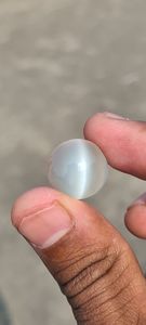 Pierre précieuse naturelle œil-de-chat en pierre de lune, taille brillant ronde, pour la fabrication de bijoux - Product Image 5