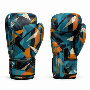 Guantes de Boxeo Profesionales para Entrenamiento, Guantes de Combate de Cuero para Hombres y Mujeres, Guantes de Boxeo para Entrenamiento con Saco de Boxeo - Product Image 1