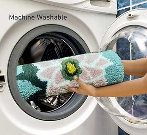 พรมเช็ดเท้ากันลื่นแบบสั่งทำพิเศษ พรมห้องน้ำ ซึมซับน้ำได้ดี ซักเครื่องได้ ใช้ในห้องนั่งเล่น ห้องนอน พื้นในบ้าน พรมนุ่มสำหรับห้องอาบน้ำ - Product Image 2