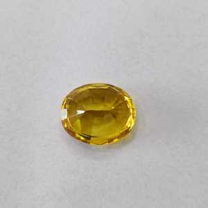 Zafiro Amarillo Sintético de Corte Ovalado, Gema Suelta de Alta Claridad y Brillo Intenso, Piedra Premium para Joyería - Product Image 3