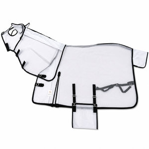 Summer Horse Flag Hybrid Rug Combo Attached Hood Ripstop Mesh Blanket Cotton Manufactured Equine Riding House Kanpur India - Product Image 4
