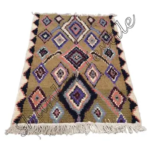 3x5 Eco -Friendly Wool Hand Woven Rug Handmade Indian Wool Area Rugs Carpet Wholesale European Style Moroccan Rugs Kilim Prayer