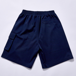 Shorts amples tricotés respirants et élastiques à rayures pour hommes, grande taille, décontractés, personnalisables, vente en gros 2026 - Product Image 1