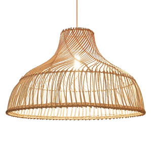 Rattan Woven Pendant Lamp for Home Decoration <b>Dining</b> Room Restaurant and Interior <b>Lighting</b> - Product Image 4