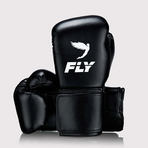 New Arrival Top Quality Black Fly Super Lace Boxing <b>Gloves</b> Professional Pro Punching Sparring & Training <b>Gloves</b> Genuine Leather - Product Image 4