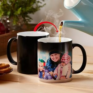 Mug à café en céramique personnalisé avec logo et texte, 11 oz, en grès avec anse contrastante, compatible lave-vaisselle et micro-ondes, idéal pour cadeau, maison, service ODM - Product Image 4