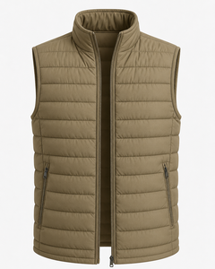 Wholesale Custom <b>Men's</b> Lightweight Quilted Puffer Vest Sleeveless Insulated Winter <b>Jacket</b> Water Resistant Outdoor <b>Warm</b> Gilet - Product Image 6