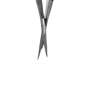 GUJJAR SURGICAL INTERNATIONAL Tijeras de corte de acero inoxidable sólido con acción de resorte, color negro plasma, punta curva afilada para cortar hilos - Product Image 4