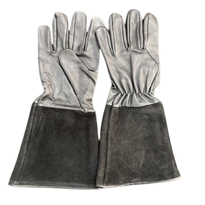 Gants de soudure en cuir durables, résistants à la chaleur et aux coupures, à manches longues, avec logo personnalisé, respirants et anti-vibrations pour la menuiserie - Product Image 6