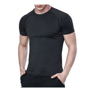 Camiseta Deportiva de Compresión de Spandex de Calidad Personalizada para Hombre, para Baloncesto, Running, Gimnasio y Entrenamiento - Product Image 1