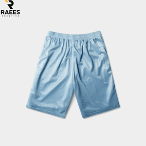 Nouveaux shorts de course de plage confortables et doux pour garçons et hommes, 100 % polyester, grande taille, en maille, avec logo personnalisé - Product Image 2