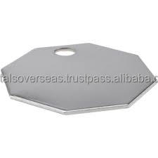 Pendentif hexagonal vierge en acier inoxydable, durable, pour gravure, estampage, fabrication de bijoux et étiquettes nominatives personnalisées - Product Image 5