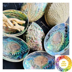 Matériel artisanal en coquille d'ormeau pour la mosaïque, projets décoratifs, produits faits à la main, découpe et design sur mesure - Product Image 2