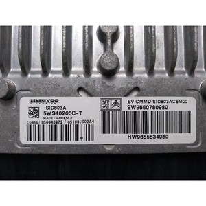 407 ECU et modules informatiques d'occasion 9655534080 - Product Image 4