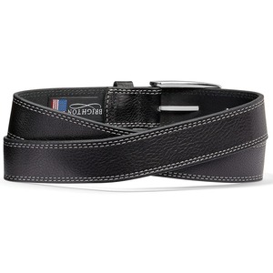 Luxury Vintage Genuine Cow Hide Leather Belt for Men and Women <b>One</b> Size Fits <b>All</b> Adjustable Casual Style with Alloy for Buckle - Product Image 2