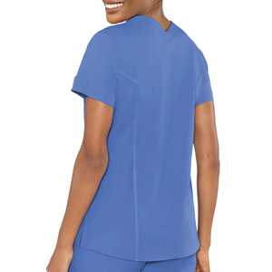 Comfortable Cotton Scrub Shirts Stretch Fabric Lightweight Eco-Friendly Quick Dry Breathable Latest Design Professional Hospital - Product Image 5