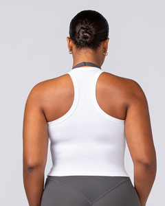 Camisola Básica para Mujer, Tirantes Finos, Blanca, Tops sin Mangas - Product Image 5