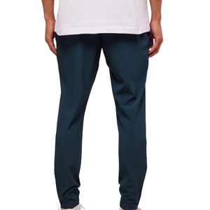 Pantalon de jogging slim fit pour homme, tissé, bleu marine, léger, extensible, pour la gym, l'entraînement, le sport, le running - Product Image 2