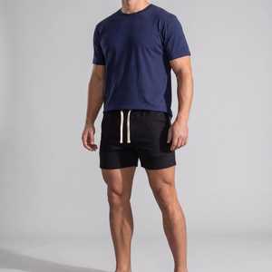 Pantalones cortos deportivos de algodón para hombre, transpirables, para gimnasio, correr, deportes, ligeros, para entrenamiento de verano, fitness, casuales. - Product Image 3