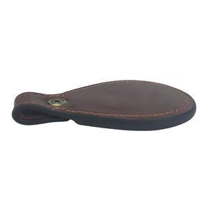 Protège-pieds en cuir marron sur mesure OEM, accessoires de tir sportif et de chasse haut de gamme, vente en gros B2B - Product Image 3