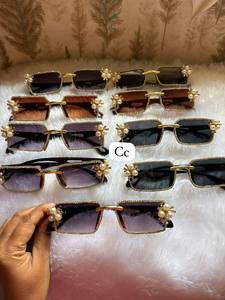 Lunettes de soleil de créateur traditionnelles pour mariages, sangeet et haldi, lunettes décorées, fabricant OEM 2026, vente en gros - Product Image 5