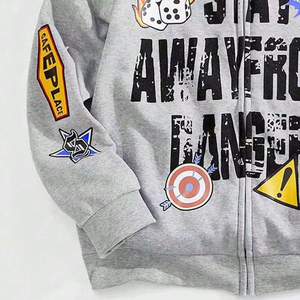 Sudadera con Capucha Personalizada al por Mayor, 100% Algodón, Corte Holgado, Estampado DTF y Serigrafía - Product Image 6