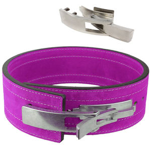 Cinturón de Cuero Resistente Antideslizante Unisex con Hebilla de Palanca de 12 Orificios, Ajustable, Multicolor, para Levantamiento de Pesas, Entrenamiento, Precio Bajo - Product Image 1