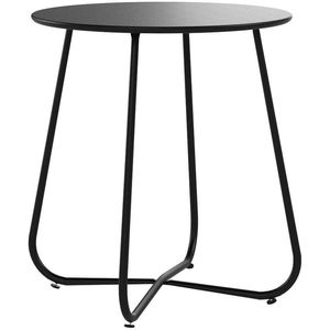 Table d'appoint en métal résistant à la rouille pour l'extérieur, 17,32 pouces, petit support portable pour plantes, pour patio, balcons, jardins, espaces de vie - Product Image 4