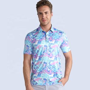 Camiseta Polo de Algodón y Poliéster Sublimada al por Mayor, Personalización de Camisetas para Hombre, Camisetas Polo Bordadas Personalizadas - Product Image 1